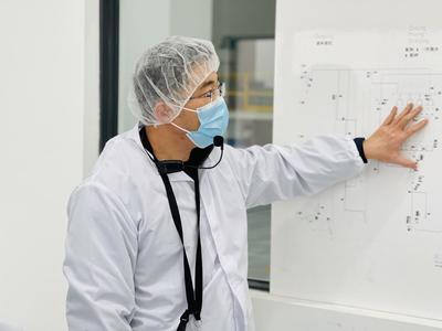 楊金玉董事長蒞臨海洋之星工廠考察指導，強調食品安全與營養健康核心地位